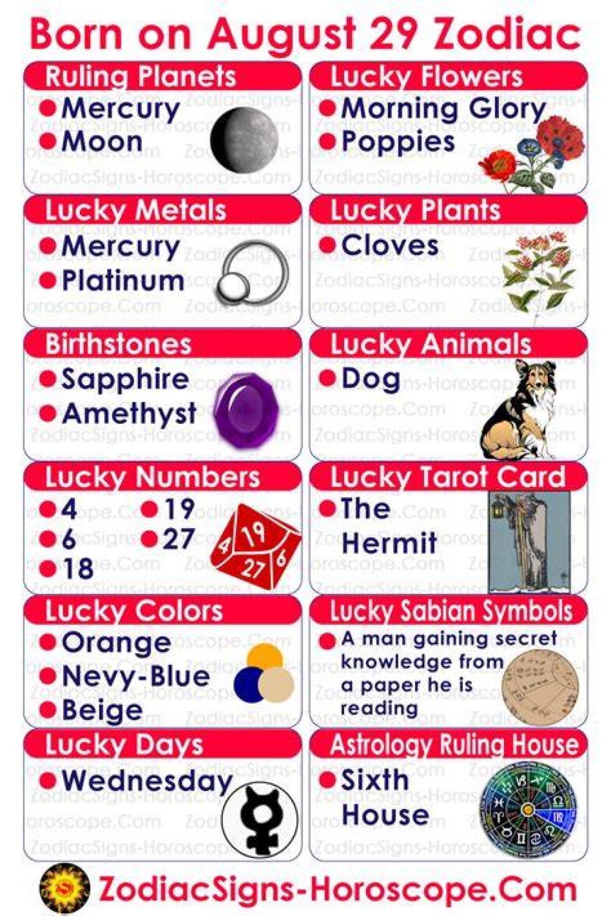 August 29 Zodiac Horoscope Birthday Personality ·